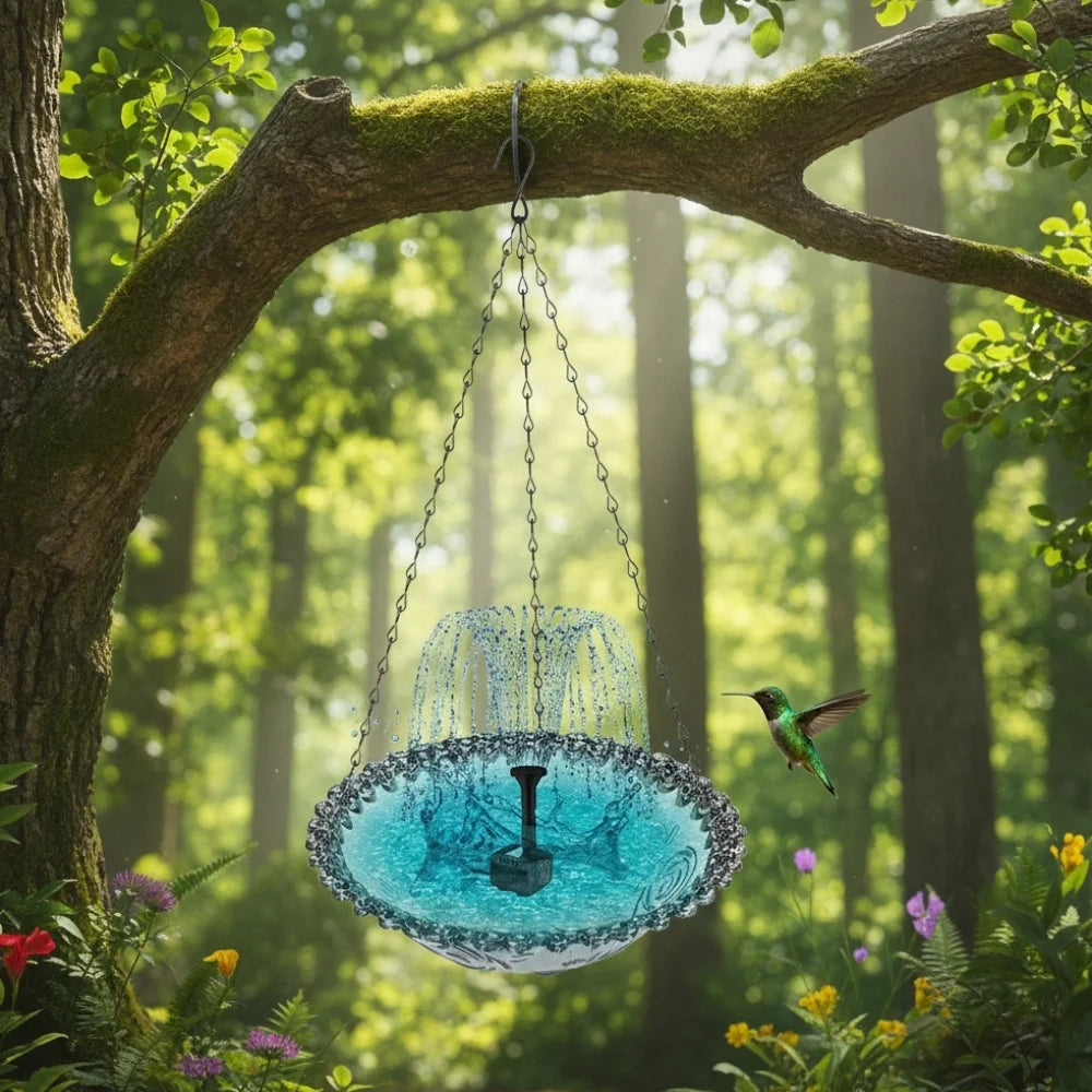 Hanging Bird Bath Fountain