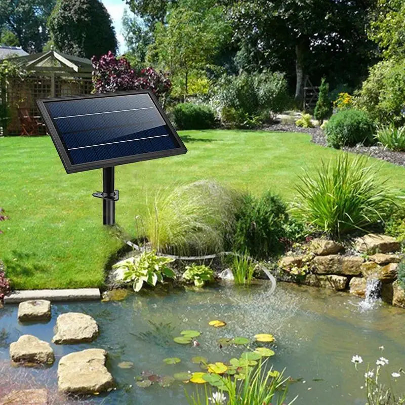 Fish Tank Oxygenator 3 Modes Air Pump Fishing Aerator 9V6W Solar Water Pump Adjustable Pond Air Pump For Garden Fish Tank