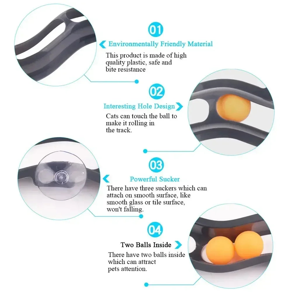Plastic Sucker Track Ball