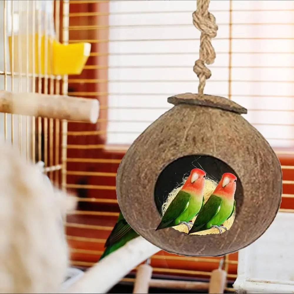 Coconut Shell Bird Nest