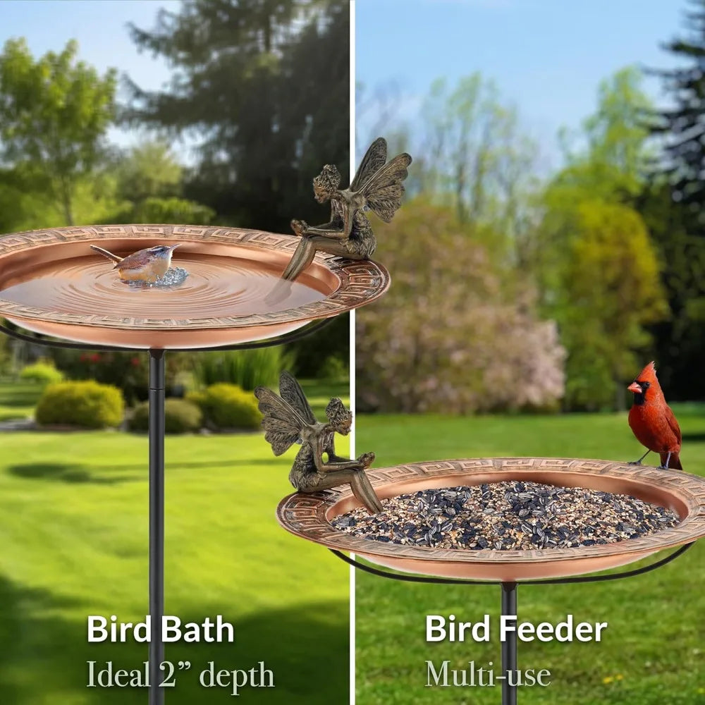 Copper Bird Bath