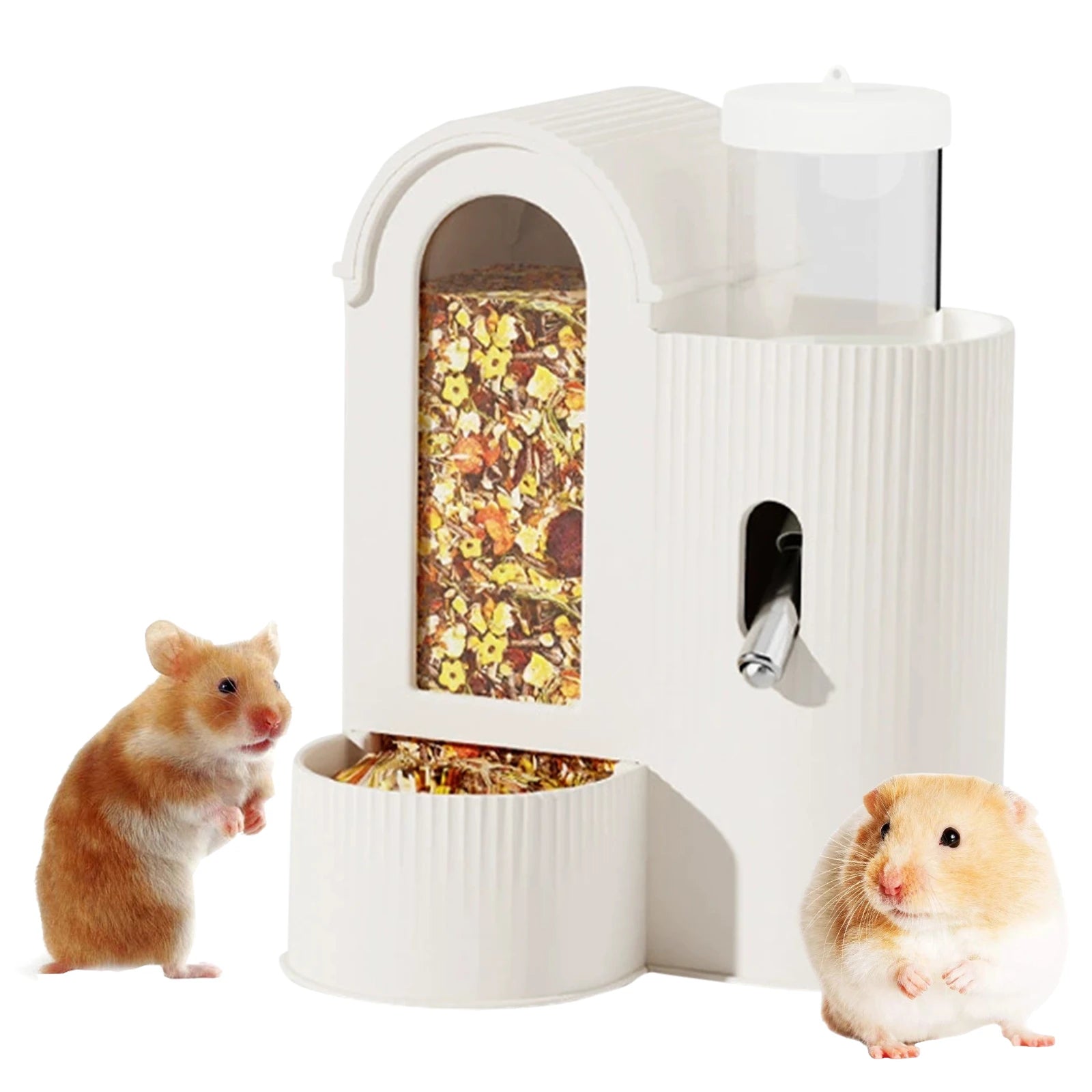 2-in-1 Automatic Water & Food Dispenser