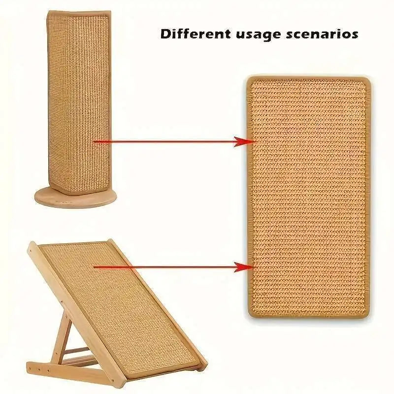 1pc Durable Hemp Rope Cat Scratching Board
