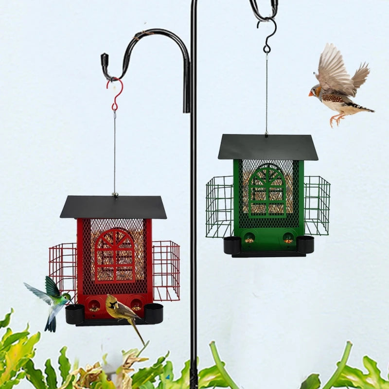 Squirrel Proof House-shaped Bird Feeder