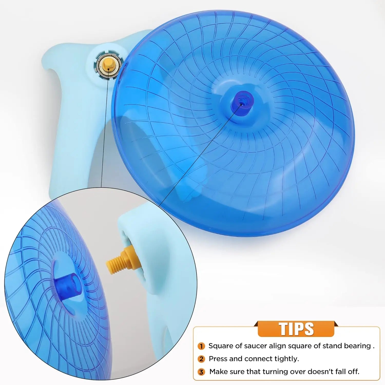 Blue Silent Small Pet Exercise Wheel
