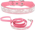 Rhinestone Collar and Leash Set