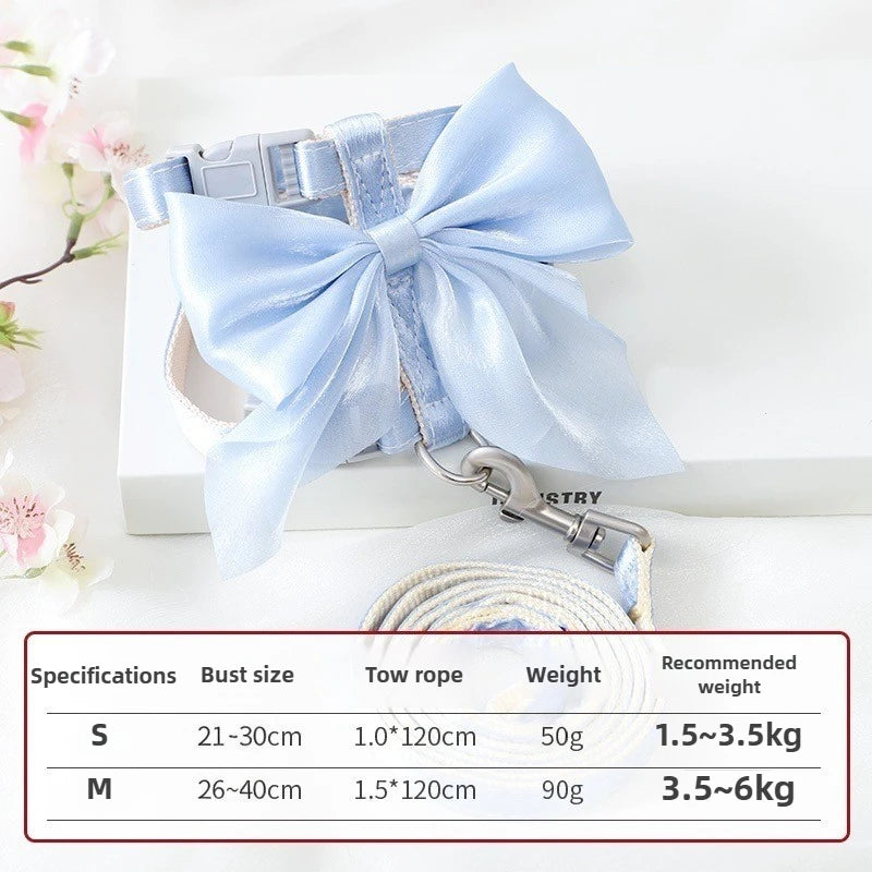 Adjustable Pet Harness with Traction Rope