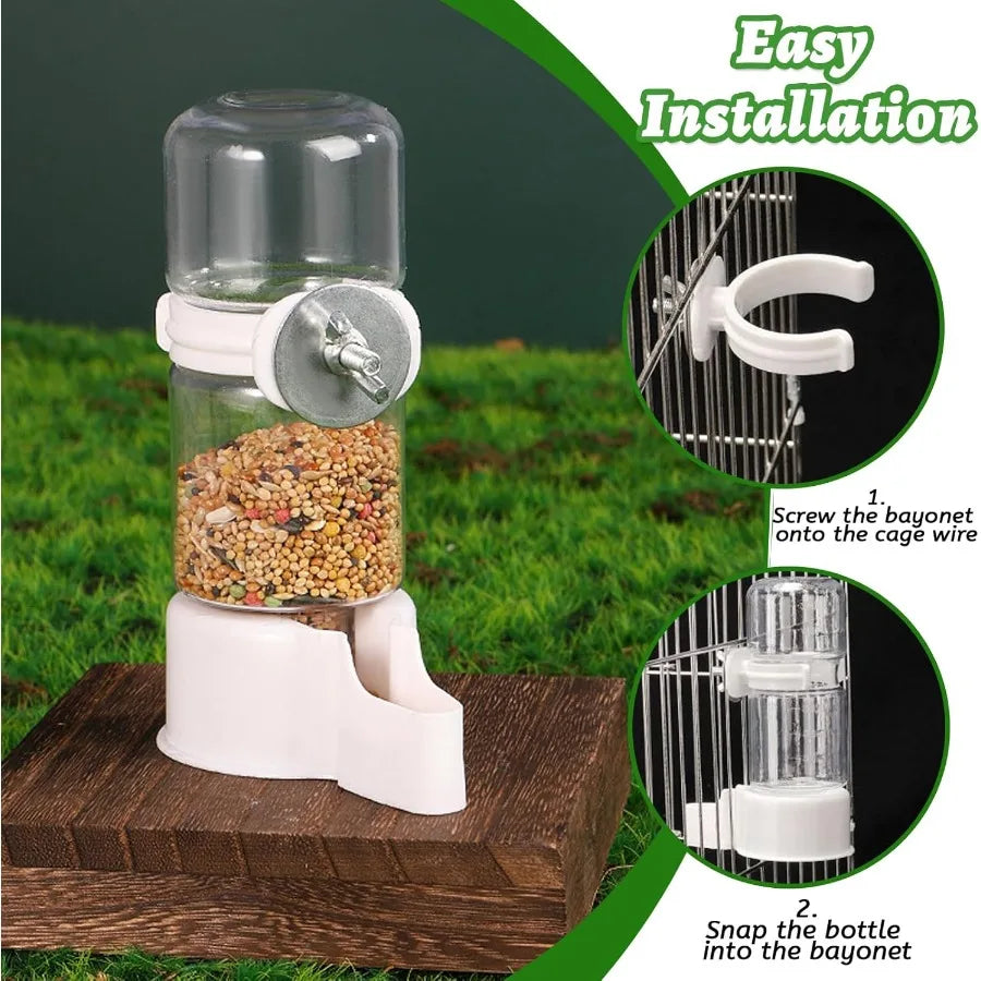 Automatic Bird Feeder for Cage Hanging