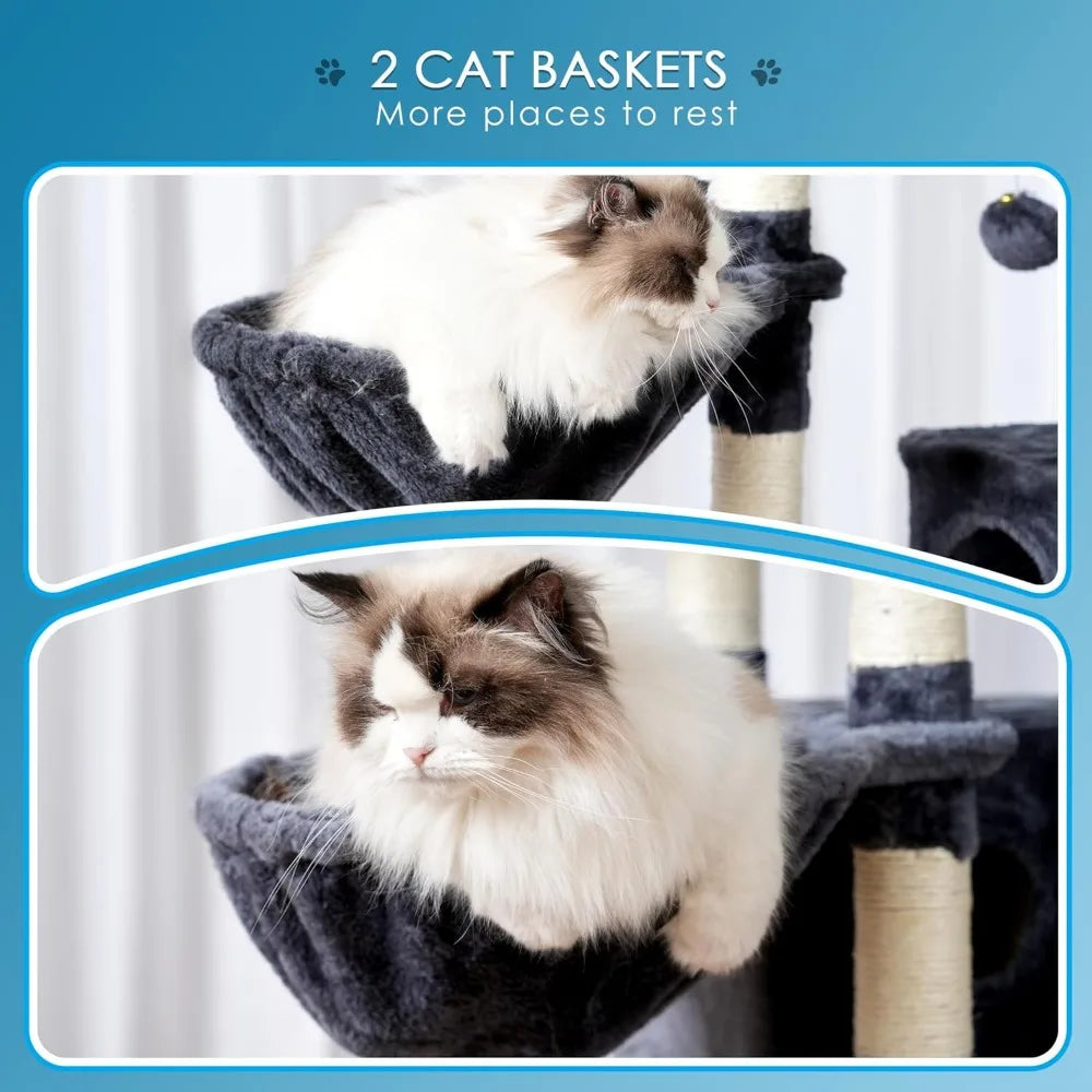 Extra Tall Multi Level Cat Tower