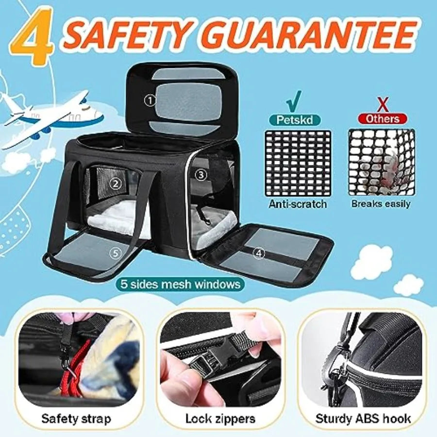Top-Expandable Pet Carrier