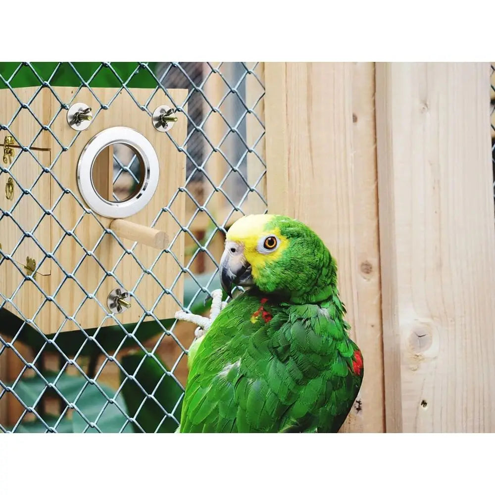 Wooden Acrylic Transparent Nest Box for Breeding Birds
